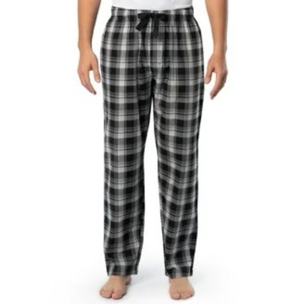 Merona Black and Gray Plaid Sleep Pants Pajama PJ Night Nighttime